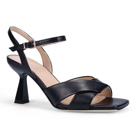 Ron White Ainsley Leather Heeled Sandal with Ankle Strap