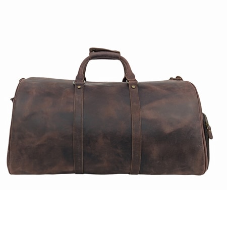 Koalabi Leather Overnight Bag with Removable Crossbody Strap