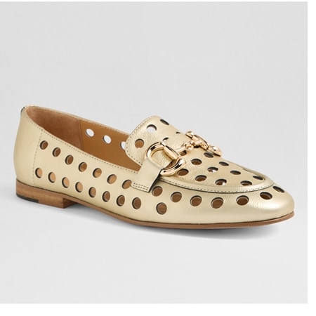 Django & Juliette Uton Leather Hole Punched Loafer