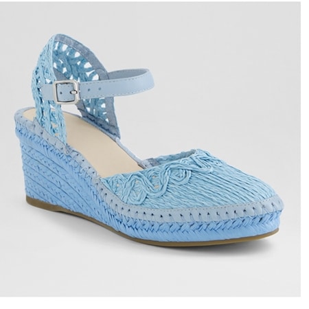 Django & Juliette Fritzie Woven Espadrille Wedge