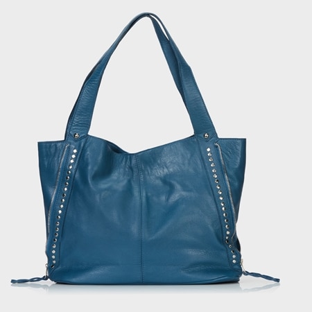 Cadelle Jessie Expandable Tote Bag with Side Zips and Stud Detail