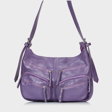 Cadelle Amara Zip Pocket Hobo Bag with Adjustable Strap