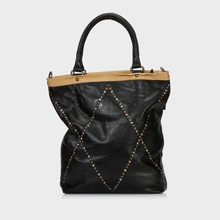 Cadelle Paloma Tote Bag with Contrast Trim, Stud Detail & Crossbody Strap