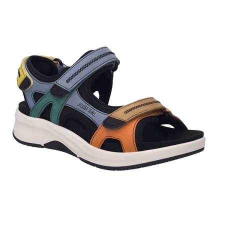 Josef Seibel Estelle 02 Leather Sandal with Adjustable Straps