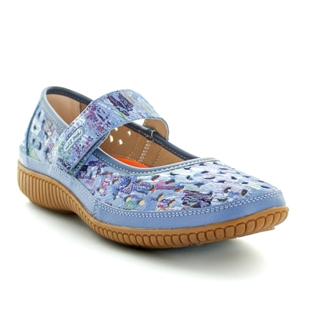 Just Bee Cale Leather Mary Jane with Adjustable Strap