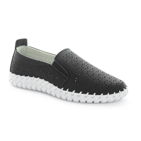 Just Bee Camali Leather Slip-on with Twin Gusset