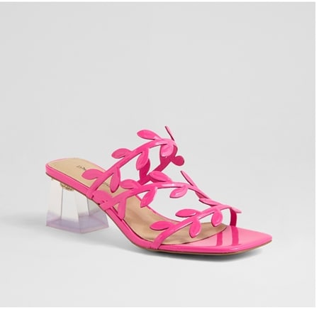 Django & Juliette Maylie Leaf Strap Heeled Sandal