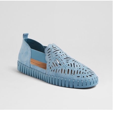 Django & Juliette Habikio Jewelled Suede Slip-on Sneaker