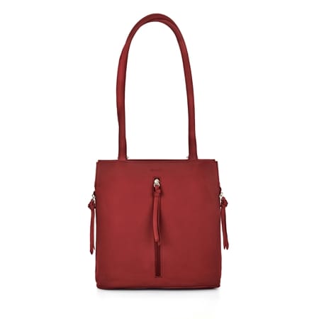 Gabee Ellie Leather 2 in 1 Convertible Shoulder Bag/Backpack
