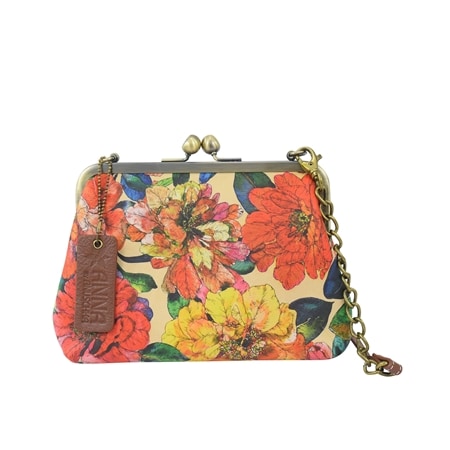 Anna by Anuschka Leather Crossbody Frame Bag