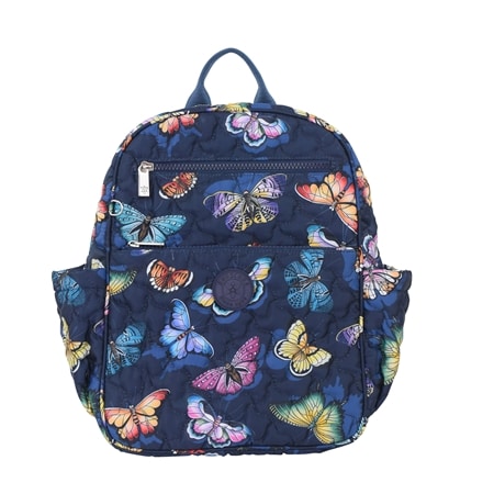 Anuschka Quilted Fabric Backpack with Adjustable Strap