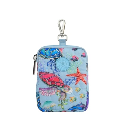 Anuschka Quilted Fabric Mini Travel Pouch with RFID Protection