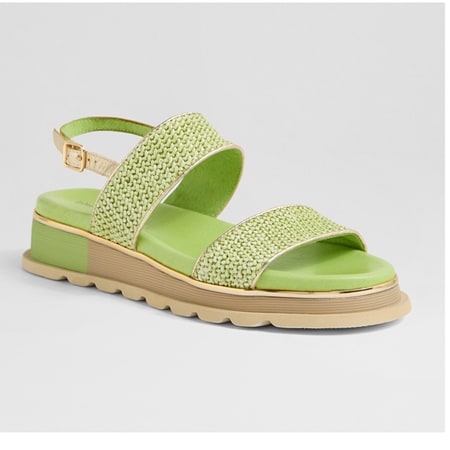 Django & Juliette Cadette Slingback Wedge Sandal