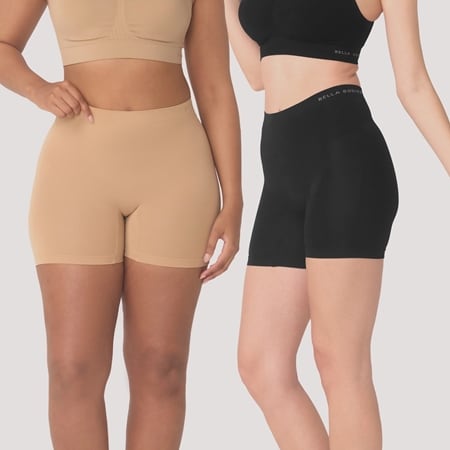 Bella Bodies NEW Coolfit Shorty Short 2 Pack