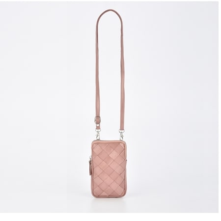 Cobb & Co. Lovedale Woven Leather Phone/Crossbody Bag