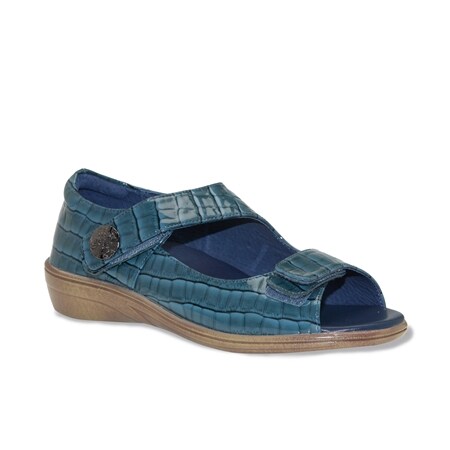 Via Nova Style Dakin Double Strap Sandal with Removable Footbed
