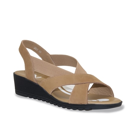 Via Nova Style Idle Strappy Wedge Sandal