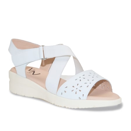 Via Nova Style Trex Wedge Sandal with Adjustable Strap