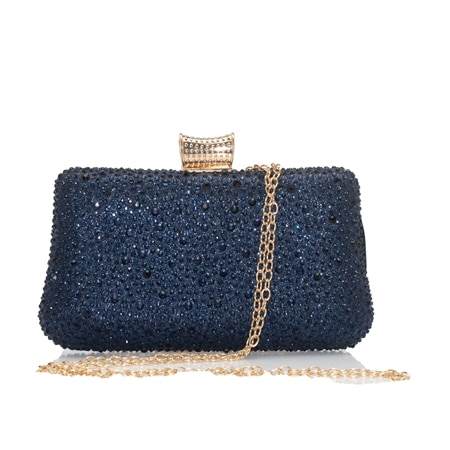 Via Nova Style Vivia Sparkle Clutch with Shoulder Strap