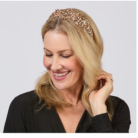 Via Nova Style Ms Jane Rhinestone Headband