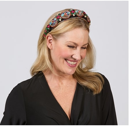 Via Nova Style Ms Alec Embellished Headband