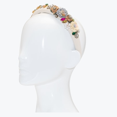 Via Nova Style Ms Helen Floral Embellished Headband