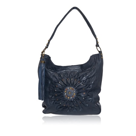 Cadelle Ivy Laser Cut and Stud Detail Shopper with Tassel