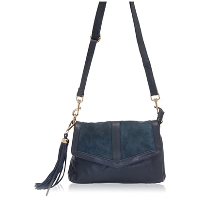 Cadelle Cosette Convertible Crossbody with Suede Panels and Tassel