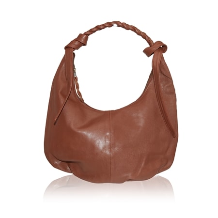 Cadelle Berkley Leather Hobo Bag with Plaited Handle