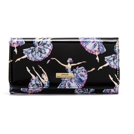 Serenade Ballerina Patent Leather Wallet with RFID Protection