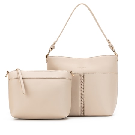 Black Caviar Melody Two Piece Handbag and Crossbody Bag Set