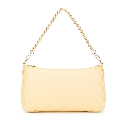 Black Caviar Eloise Handbag with Chain Handle and Crossbody Strap