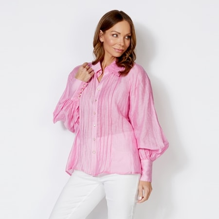 Holmes & Fallon Pin Tuck Shirt
