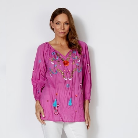 Rubyyaya 100% Cotton Rosaria Shirt