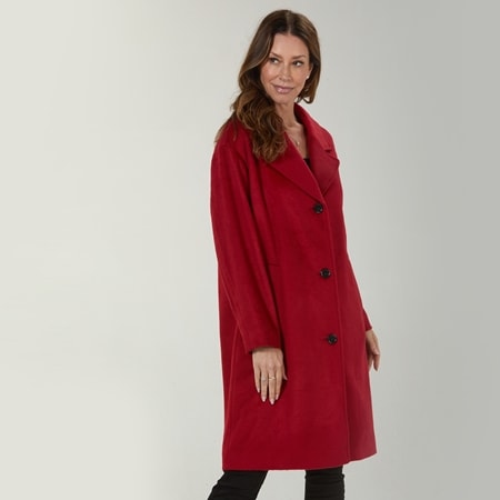 Yarra Trail Ember Wool Blend Coat
