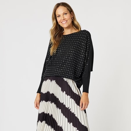 Hammock & Vine Shimmer Knit Top