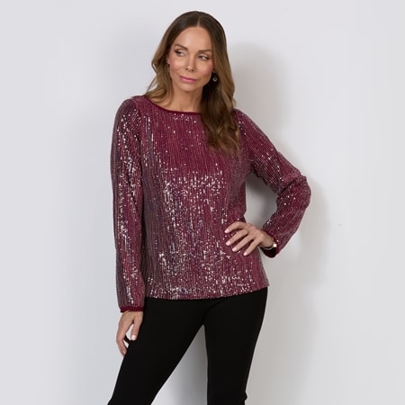 Holmes & Fallon Special Sequin Top