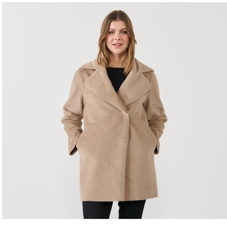 Holmes & Fallon Lightweight Faux Fur Coat