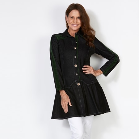 Boo Radley Mid Length Denim Coat