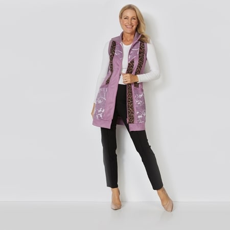 Boo Radley Mix Poke Print Vest