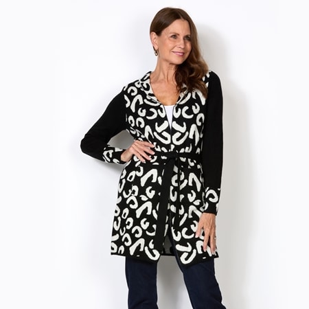 Cashmasoft 100% Cashmere Long Line Coatigan
