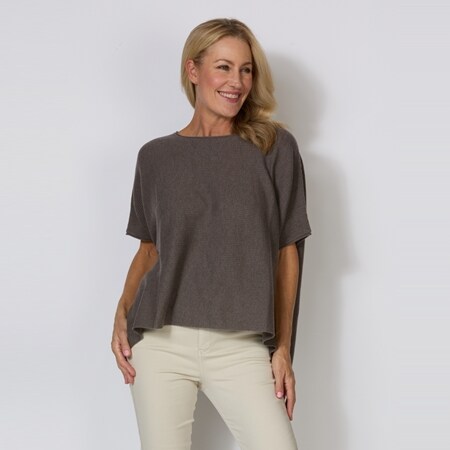 Bridge & Lord Ribbed Poncho