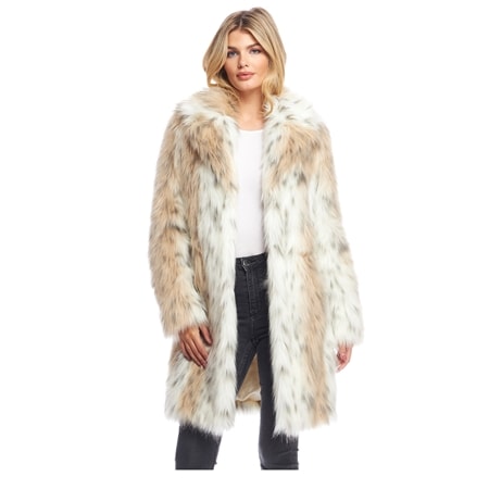 Donna Salyers Faux Fur Fireside Stroller Coat