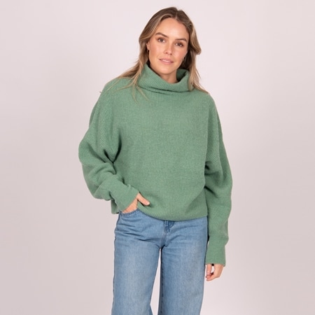 Fields Knitwear Wedge Funnel Neck Pullover