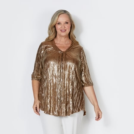 RTM Stella Lurex Knit Top