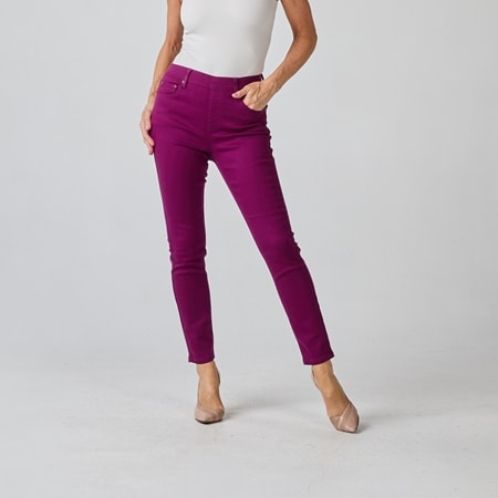 Diane Gilman Virtual Stretch Denim Pull-On 5-Pocket Jegging