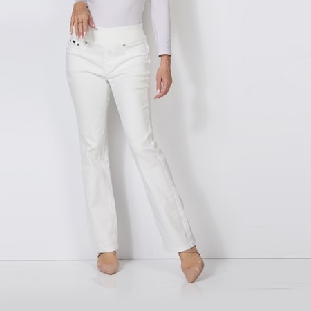 Diane Gilman Virtual Stretch Comfort Waist Bootcut Jean