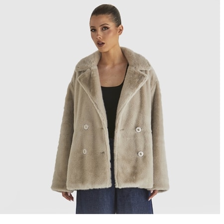 Fate + Becker Alive Faux Fur Jacket