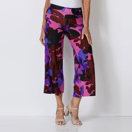 Jersey Girl Flood 3/4 Printed Pant