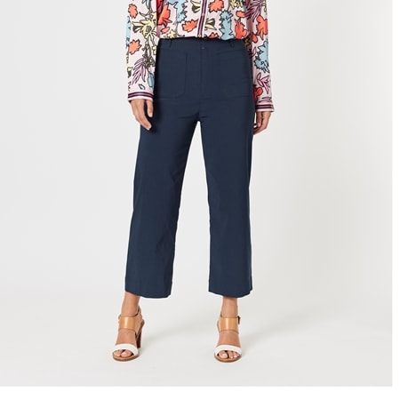Threadz Marine Wide Leg Pant